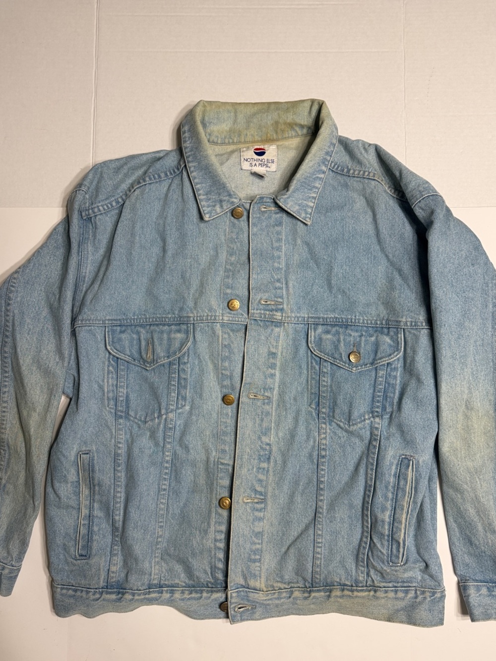 Nothing Else Is A Pepsi Vintage Light Blue Denim Jacket